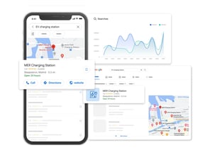 Electric vehicle online visibility 