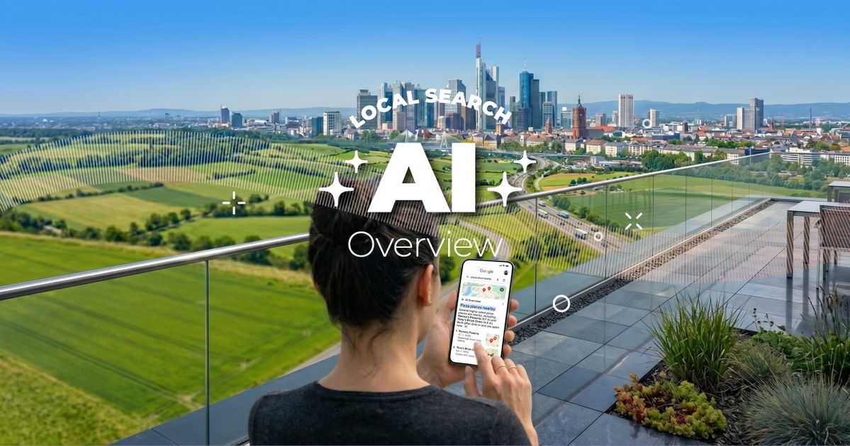 Google AI Overview appearing above traditional search results for a local business query